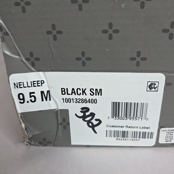 Sun + Stone Women's Nelliee Lug Sole Slouch Black Boots - Picture 8 of 9